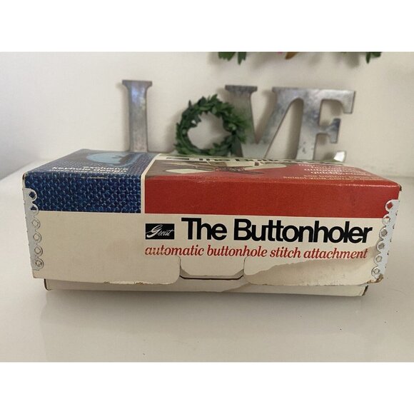 GREIST # 5 The Buttonholer Button Hole Attachment Singer Slant Keyhole Design - Picture 11 of 16